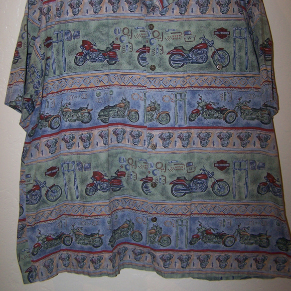 HARLEY-DAVIDSON "TORI RICHARD" CASUAL SHIRT S2892 - Picture 3 of 8